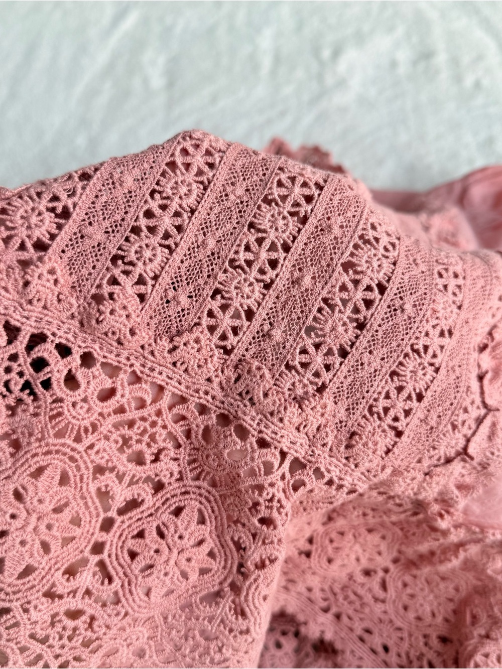 Sezane NWT Tomoe Rose Embroidered High Neck Long Sleeve Blouse FR 38 US S (6) - Picture 8 of 12